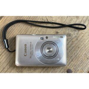 Canon PowerShot SD780 IS Digital ELPH 12.1MP 3x Digital Camera silver UNTESTED